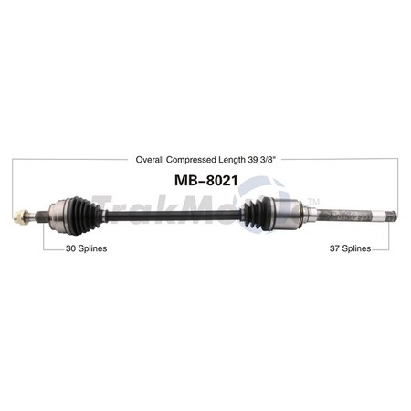 Surtrack Axle Cv Axle Shaft, Mb-8021 MB-8021